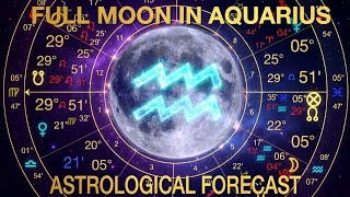 🌕Fullmoon in Aquarius conjunct Pluto and opposite the Jupiter Cazimi! Predictions for EACH HOUSE! 🔮