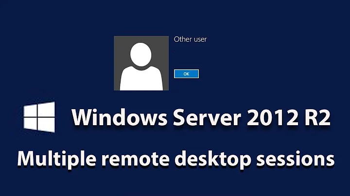 windows server 2012 r2 multiple remote desktop sessions