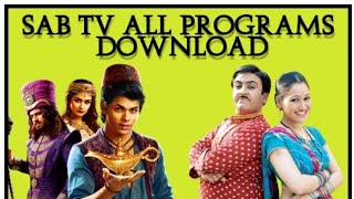 Sab TV all programs download 100%working//Wrk by sheikh talha.... screenshot 1