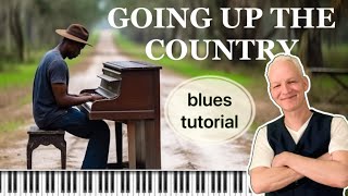 Going Up The Country, Piano Tutorial, Blues/Boogie Woogie