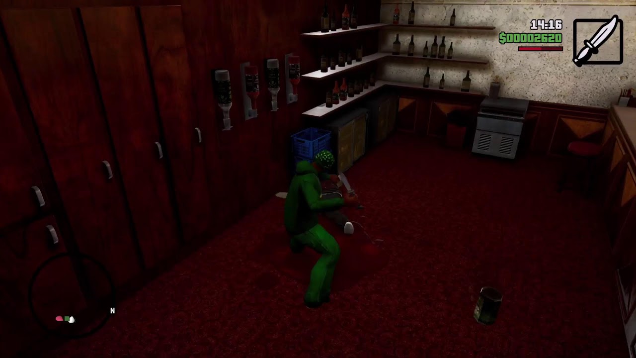 Grand Theft Auto San Andreas day one.