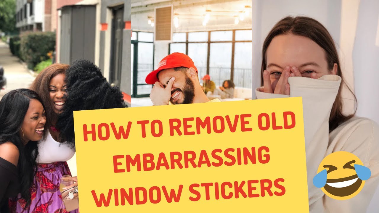 How To Remove Old Window Stickers YouTube How To Remove Old Window Stickers YouTube