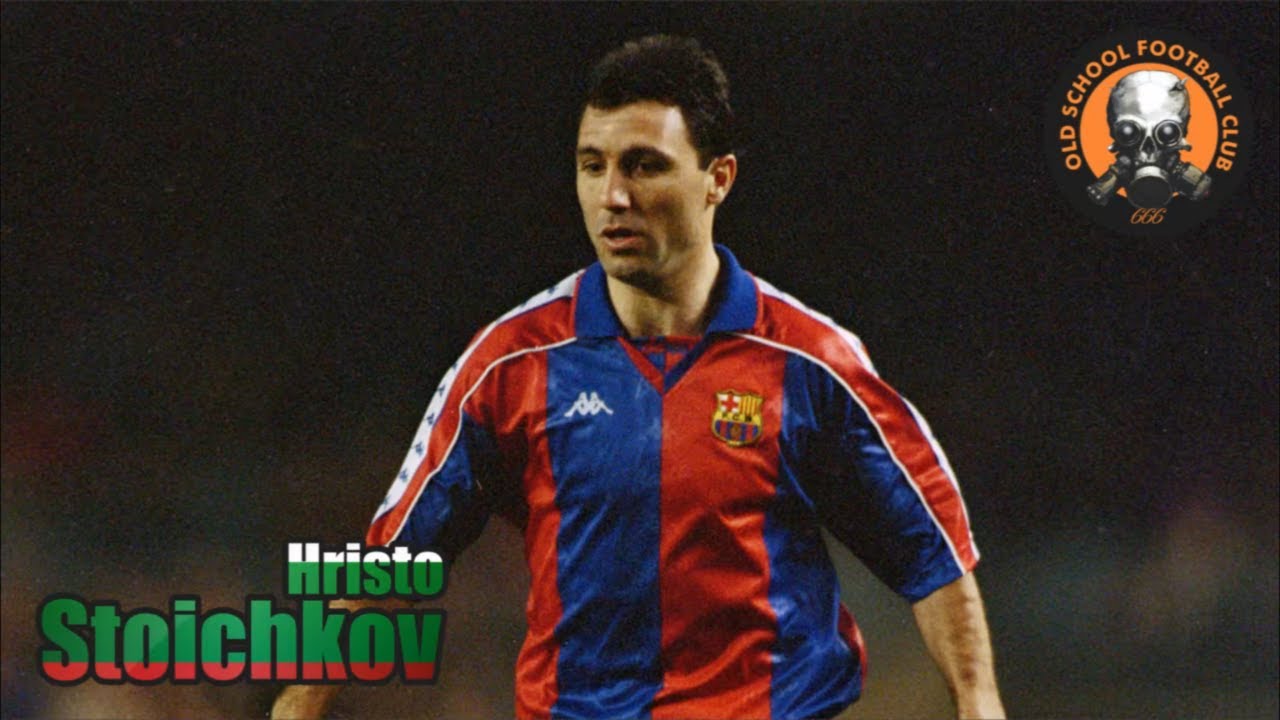 GOAL - Hristo Stoichkov. Big smile, big hands, big man.