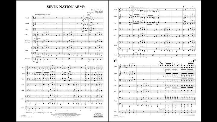 7 Nation Army Orchestral version - Orchestral performance video thumbnail