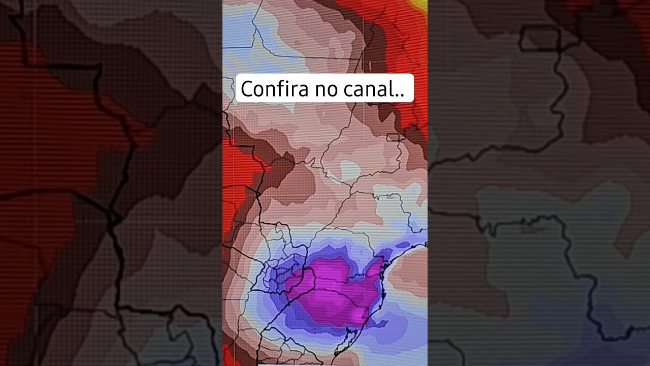 Previsão 45 dias! Chuvas de até 530mm no Sul. #shorts #previsão #viral #meteorología #elniño #chuvas