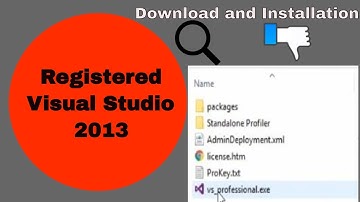 How to download and Install Visual Studio 2013 free (Fully Registered)