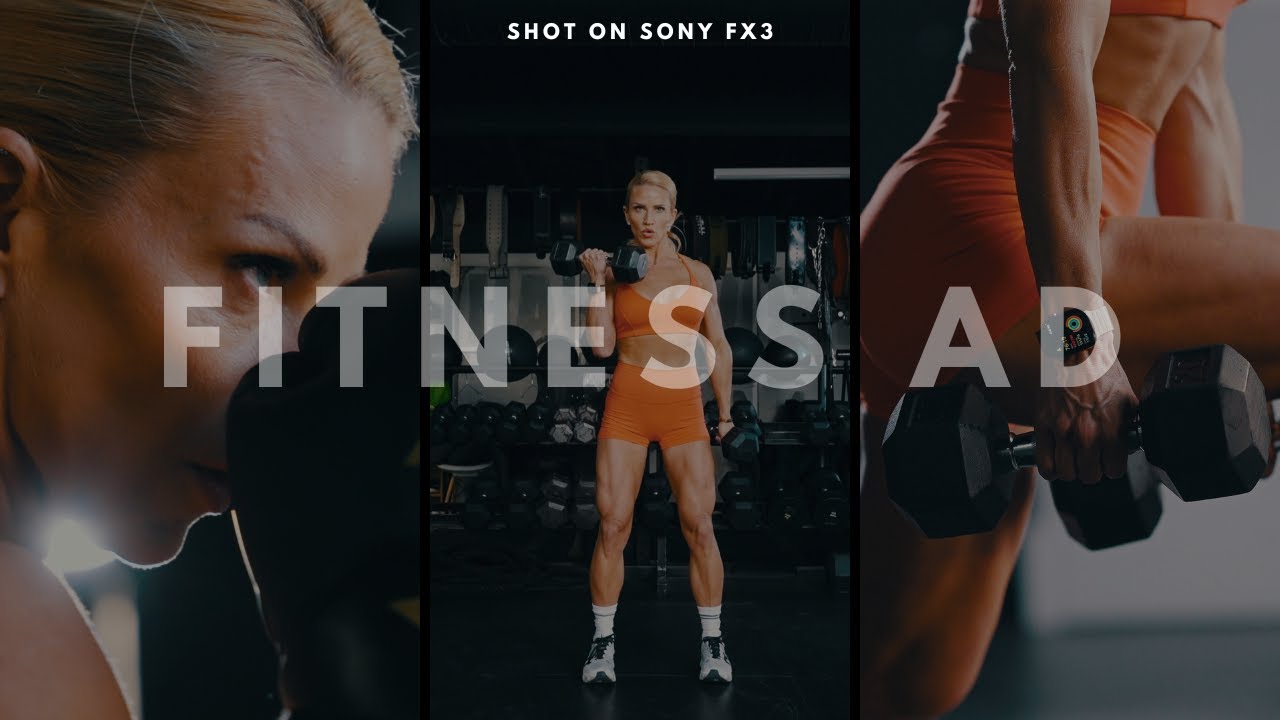 Кинематографическая реклама фитнеса, снятая на Sony FX3.