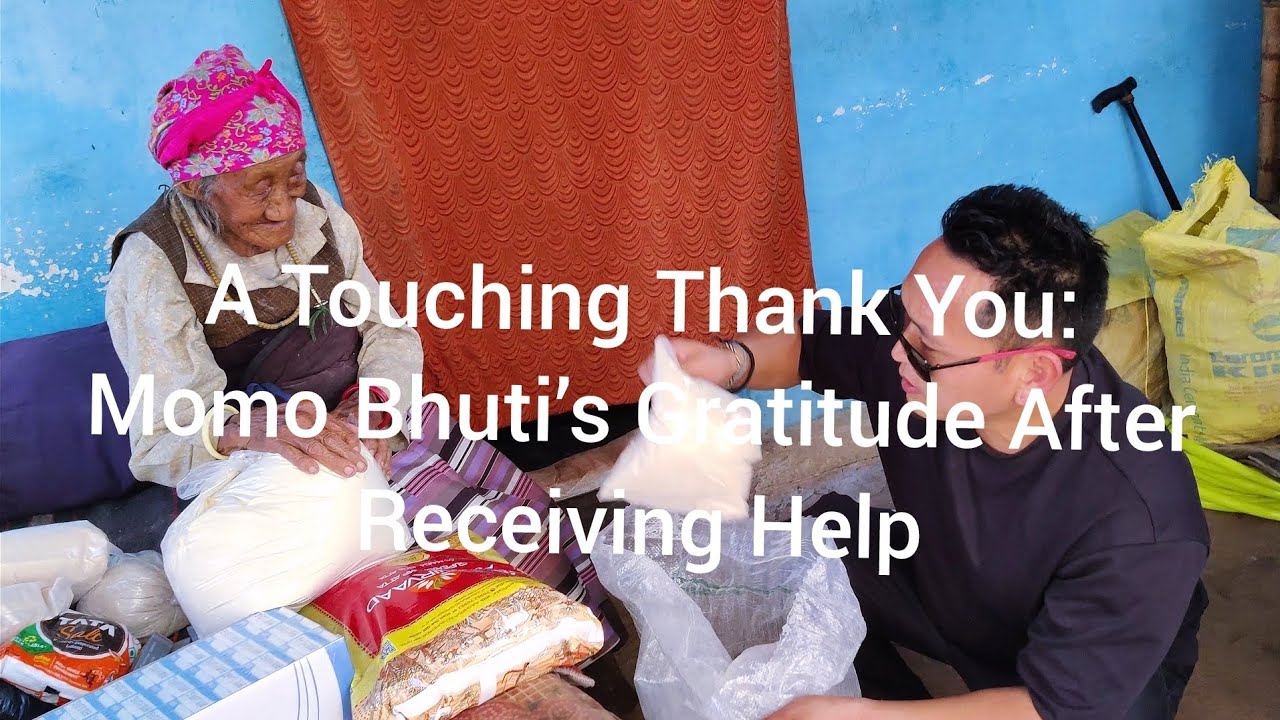A Meaningful Gesture: Ration Assistance for Momo Bhuti. #tibetanvlogger  #tibetangorshey #tibetan
