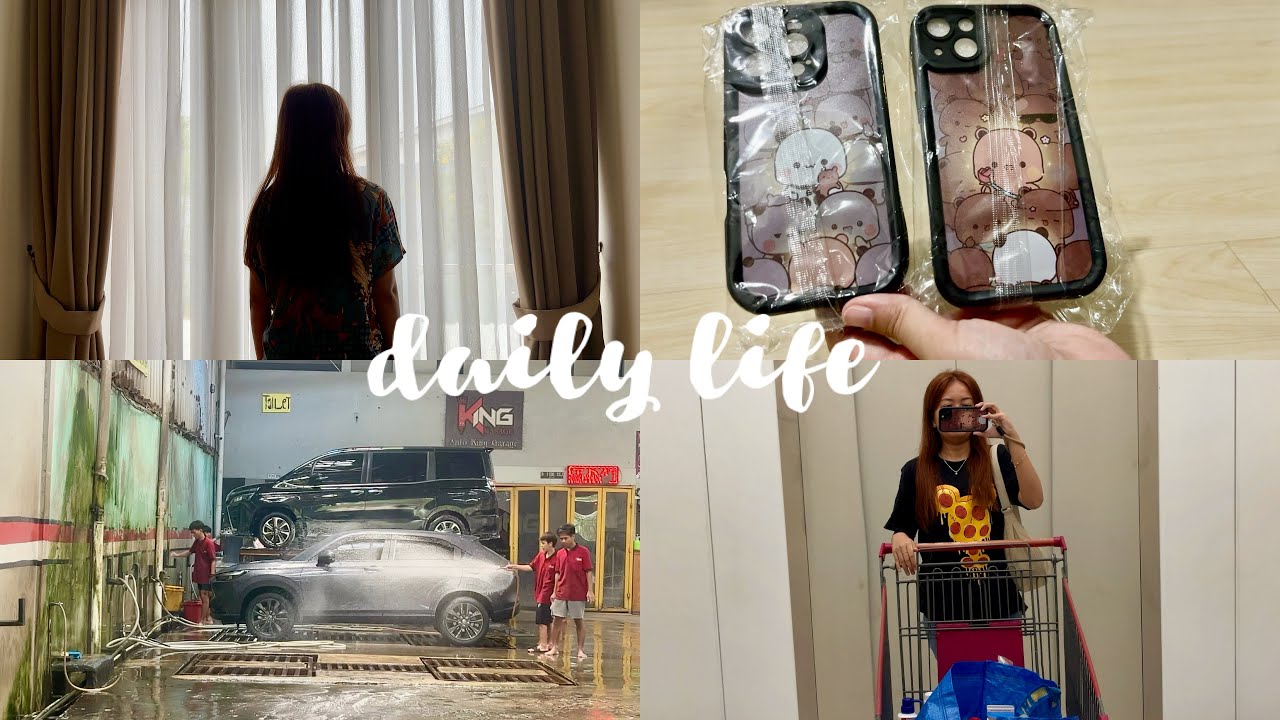 Life in Jakarta | Unboxing Package | Car Wash | Grocery Time