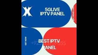 5glive IPTV Reseller panel