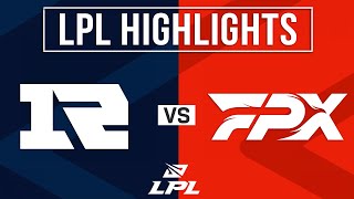 RNG vs FPX Highlights ALL GAMES | LPL 2024 Spring | Royal Never Give Up vs FunPlus Phoenix