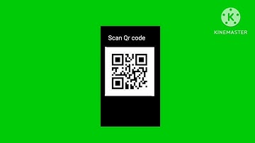 Scan Qr code green screen