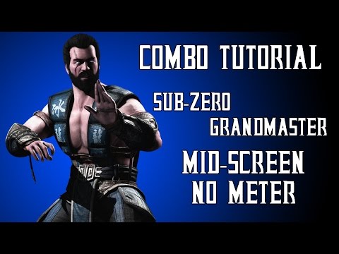 MKX l Sub-Zero (Grandmaster) Combo Tutorial PT.1