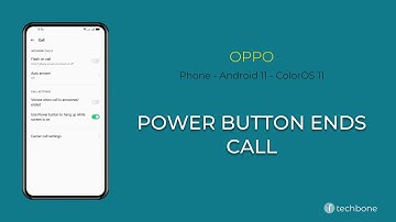 How to Turn On/Off Power button ends call - Oppo [Android 11 - ColorOS 11]