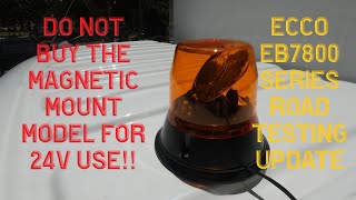 Ecco Eb7800 Series Led Rotating Beacon 24 Volt 2441Km Roadtrip Strobeadvice