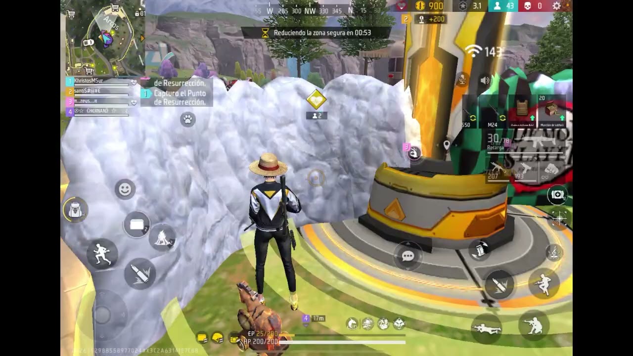 Free Fire Jugando en Sur a ver que pasa