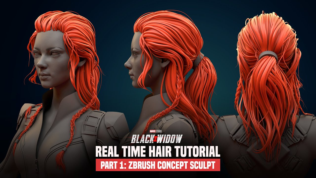 tutorial hair zbrush