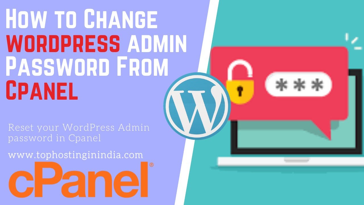 How to Change wordpress admin Password From cpanel | TopHostingInIndia ...