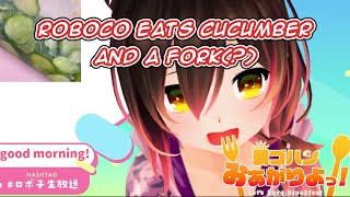 Just Roboco Eating Cucumber [Robocosan short]