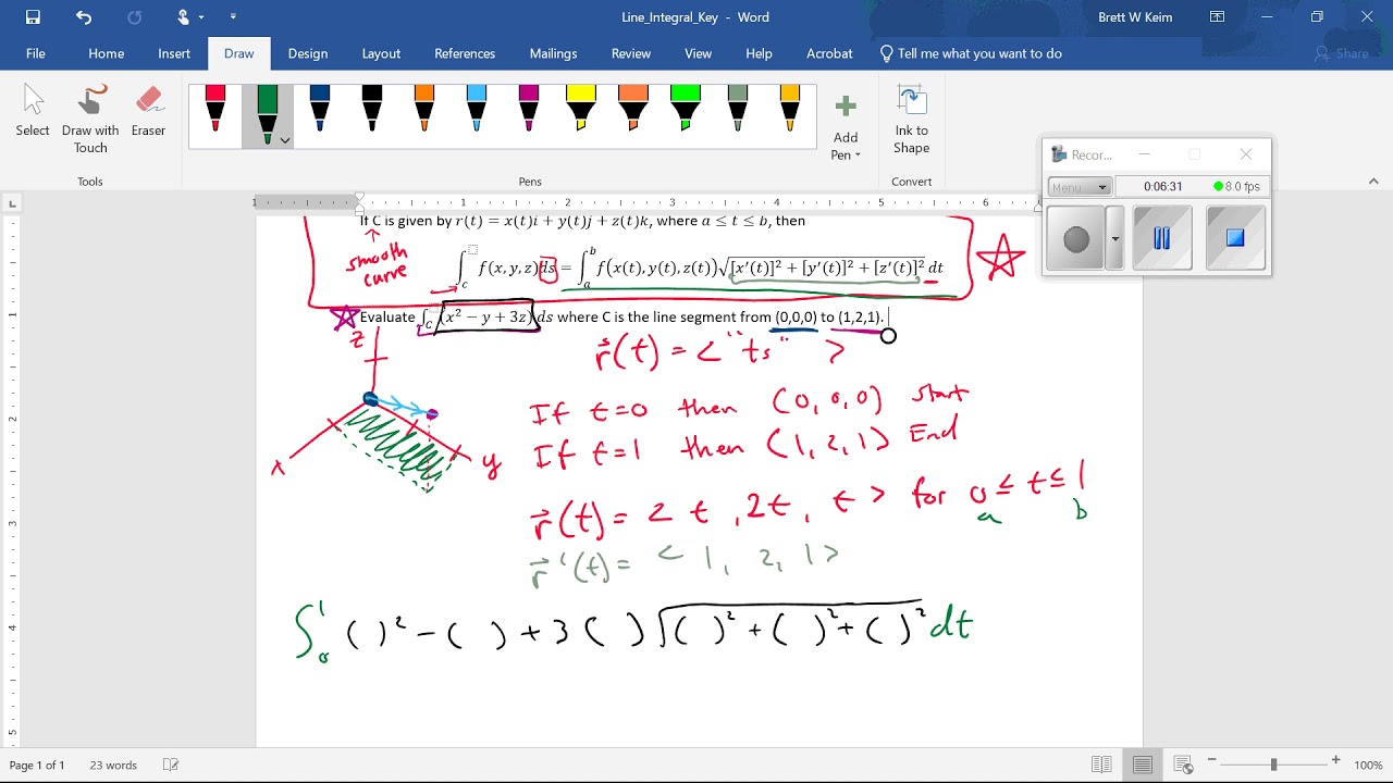 Line Integrals (Calculus 3) Made Easy YouTube