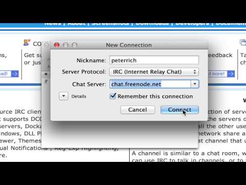 Using an IRC client