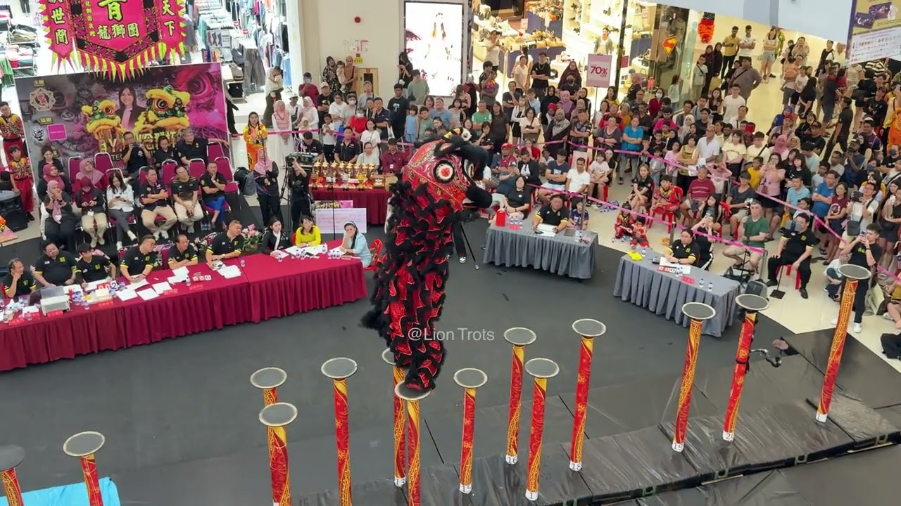 [4K] 🇲🇾 Selayang Hong Teck 雪州士拉央弘德 @ 第三届YB张念群杯 马新高桩狮王争霸赛YB Teo Nie Ching Cup MY & SG Lion Dance Comp