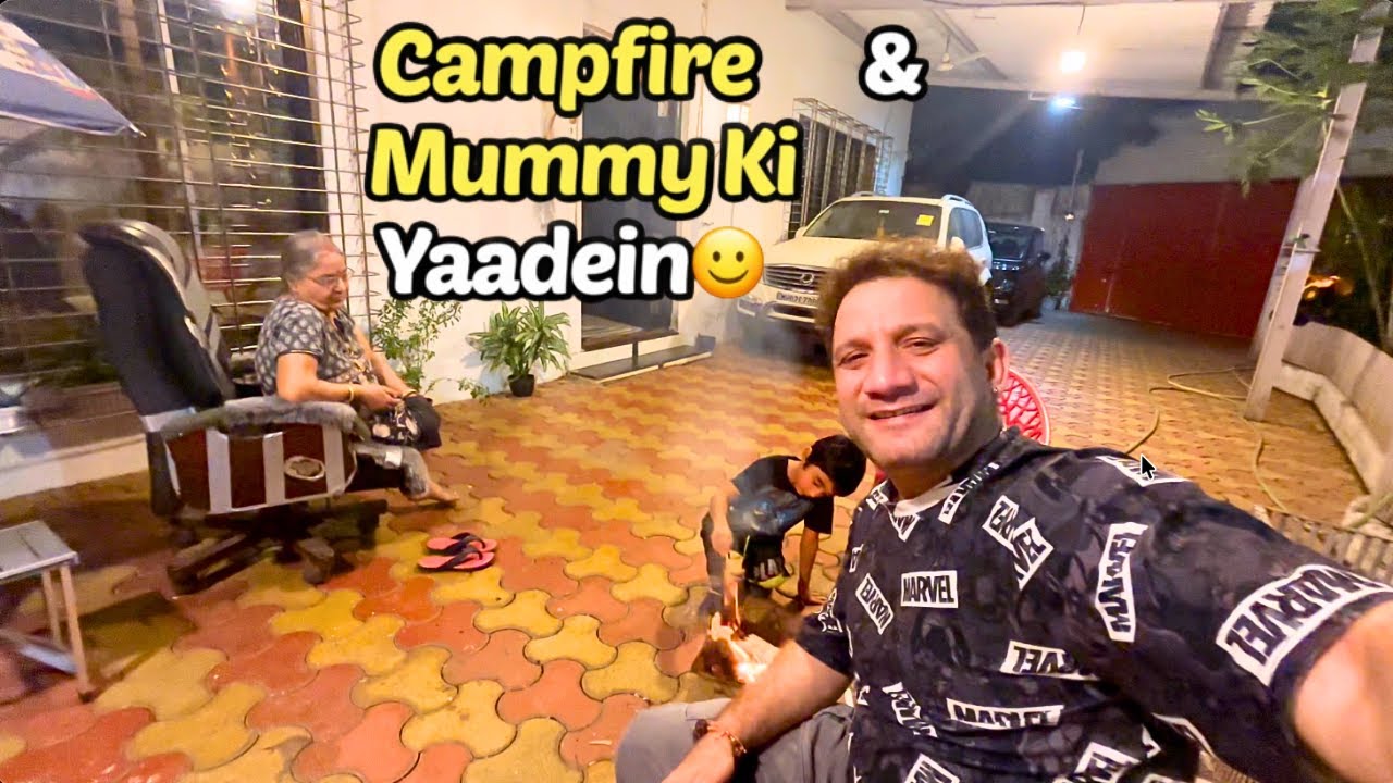 School Drop, Campfire Fun 🔥 & Mummy Ke Saath Purani Yaadein 😊 | A Simple Happy Day