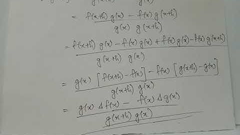 proof 2 of property: forward difference