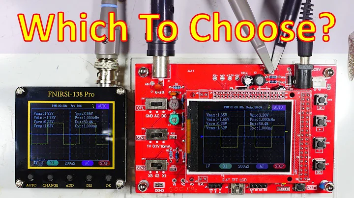 $23 Fnirsi-138 Pro Vs. $25 DSO138 Oscilloscopes (4K)