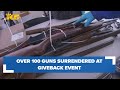 Over 100 guns surrendered at giveback event in Tacoma