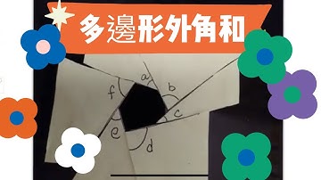HKDSE F2 Math 與三角形及多邊形相關的角5 多邊形外角和 Sum of Exterior Angles of a Polygon
