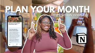 October Meal Planning | Budget, Grocery Trips + Notion Template (Meal Prep Master Plan Part 1)