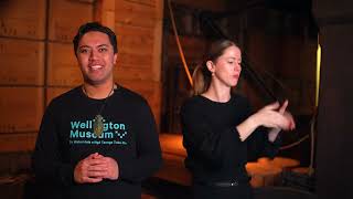 Visiting Wellington Museum - NZ Sign Language