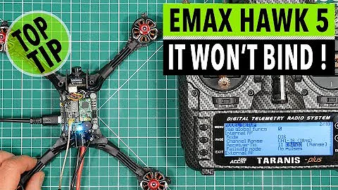 EMAX Hawk 5 Magnum F4 flight tower FrSky XM+ receiver and Taranis won’t bind