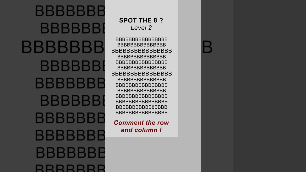Find the 8 - Level 2 