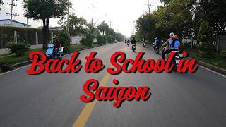 Saigon Morning Street Walk: The Energy of a New School Year