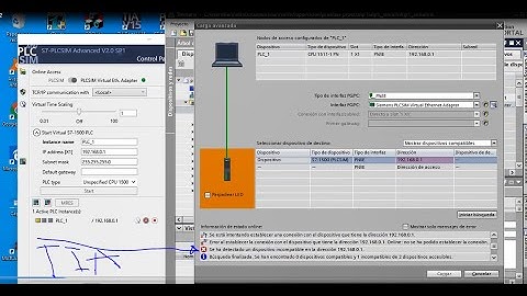 incompatible device detected at address 192.168.0.1 error, tia portal PLCSIM Advance. SOLUCION