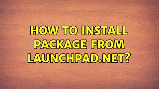 Ubuntu: How to install package from launchpad.net