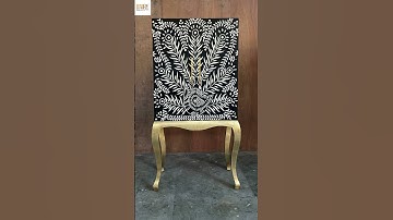 Best Bone Inlay Bar Cabinet Design | Home Bar Makeover | Luxury Handicraft