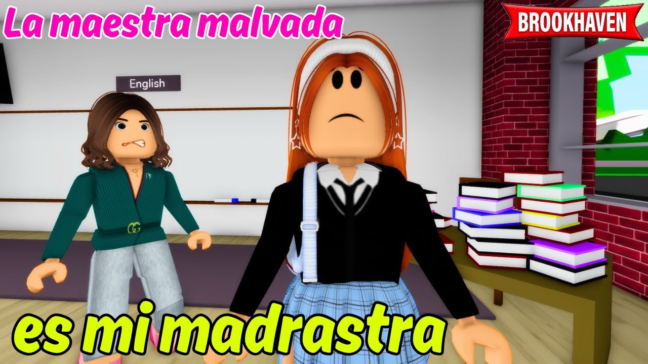LA MAESTRA MALVADA ES MI MADRASTRA | Brookhaven rp | Mini Pelicula - Historia de Roblox