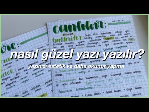 Nasıl Güzel Yazı Yazılır?