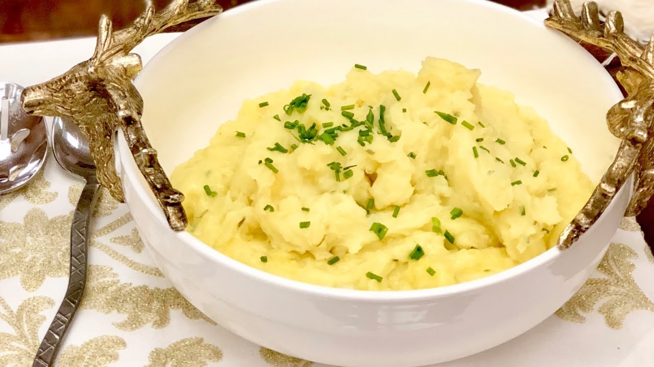 How to make slammin' mashed potatoes without oil. Thanksgiving Countdown Day 3 YouTube