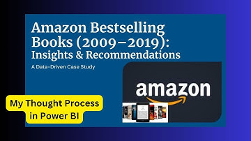 Power BI Tutorial: Analyzing Amazon Bestselling Books (2009–2019) Step-by-Step!