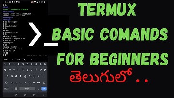 Termux basic commands || termux commands list || termux commands for beginners 2020 in telugu