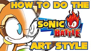 MVPando Art Tutorial Sonic Battle Art Style Tutorial