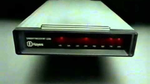 Hayes Smartcom II dealer promotional video