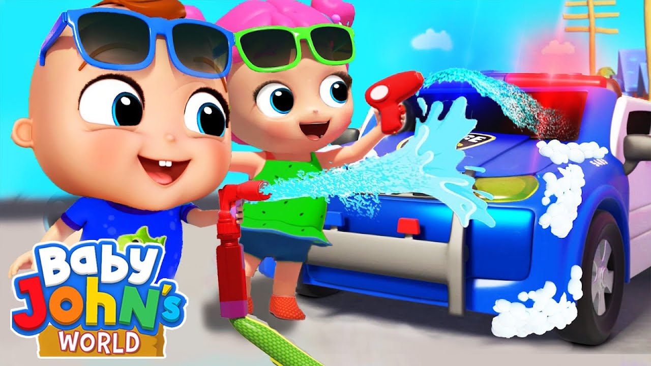 Car Wash Song Playtime Songs & Nursery Rhymes by Baby John’s World