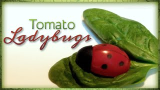 Tomato Ladybugs (the easy way) ~ Garden Party Theme