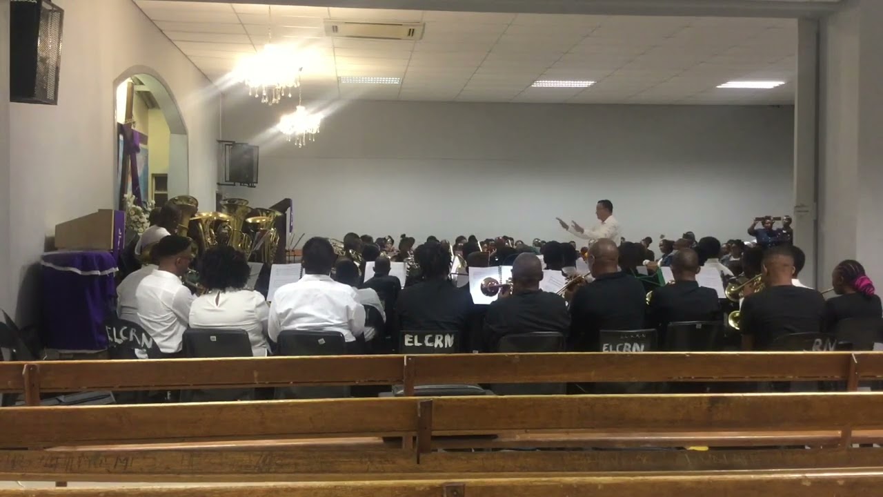 Lutheran Brassband biannual conference performance, Grootfontein,March 2022