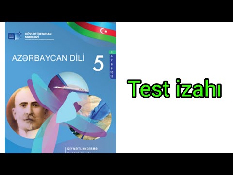 Azərbaycan dili. 5-ci sinif. DİM. 3-cü bölmə. C variantı, səh 180